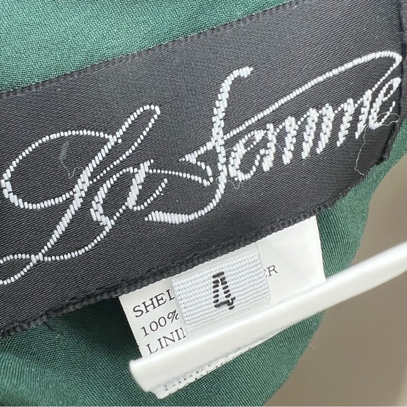 La Femme Dress/Gown Style 29760 in Emerald Green size 4 - Picture 6 of 10